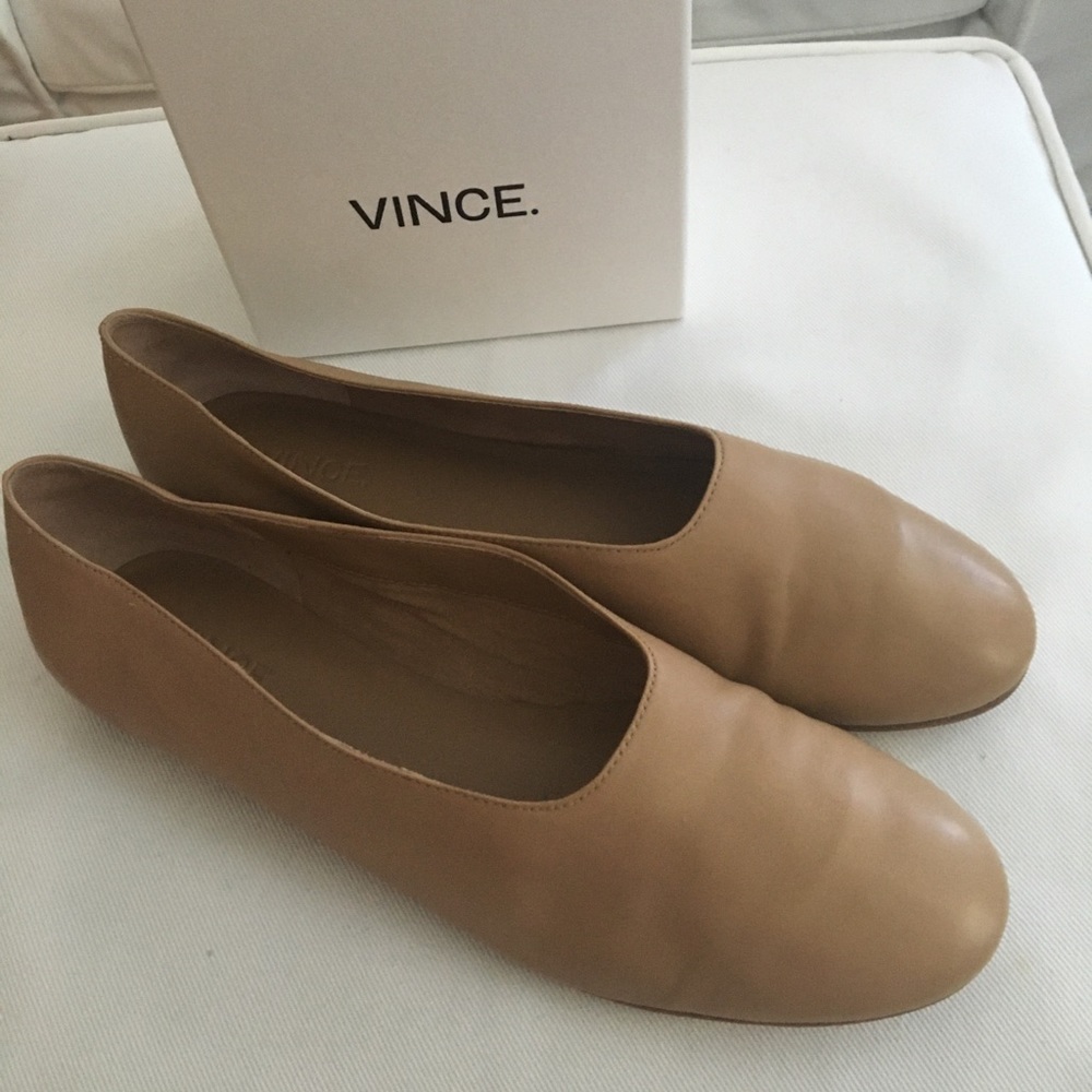 Vince Maxwell leather flats